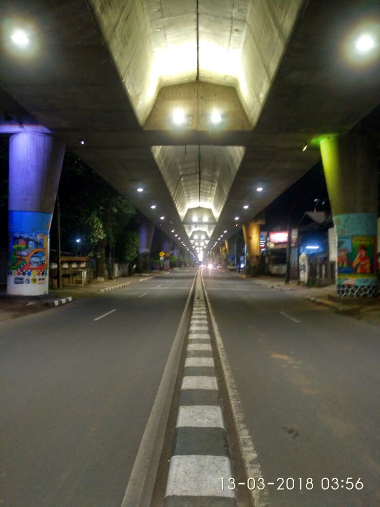 Kondisi Jln Pangeran Antasari. Selasa, 13 Maret 2018