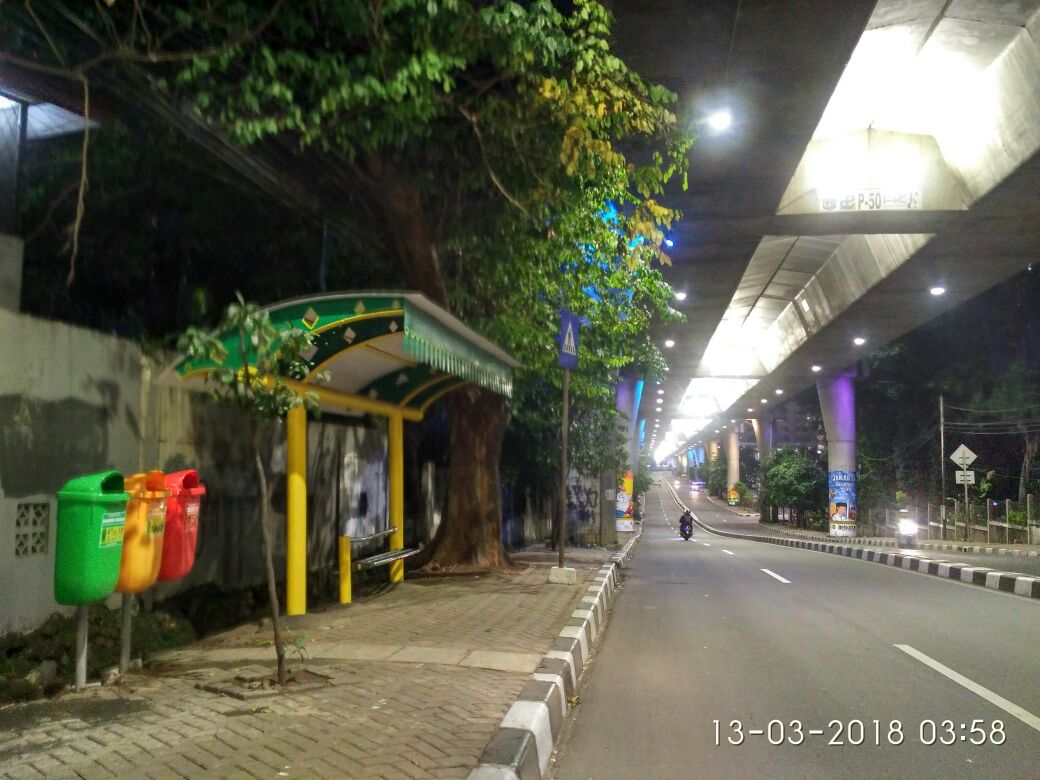 Kondisi Jln Pangeran Antasari. Selasa, 13 Maret 2018