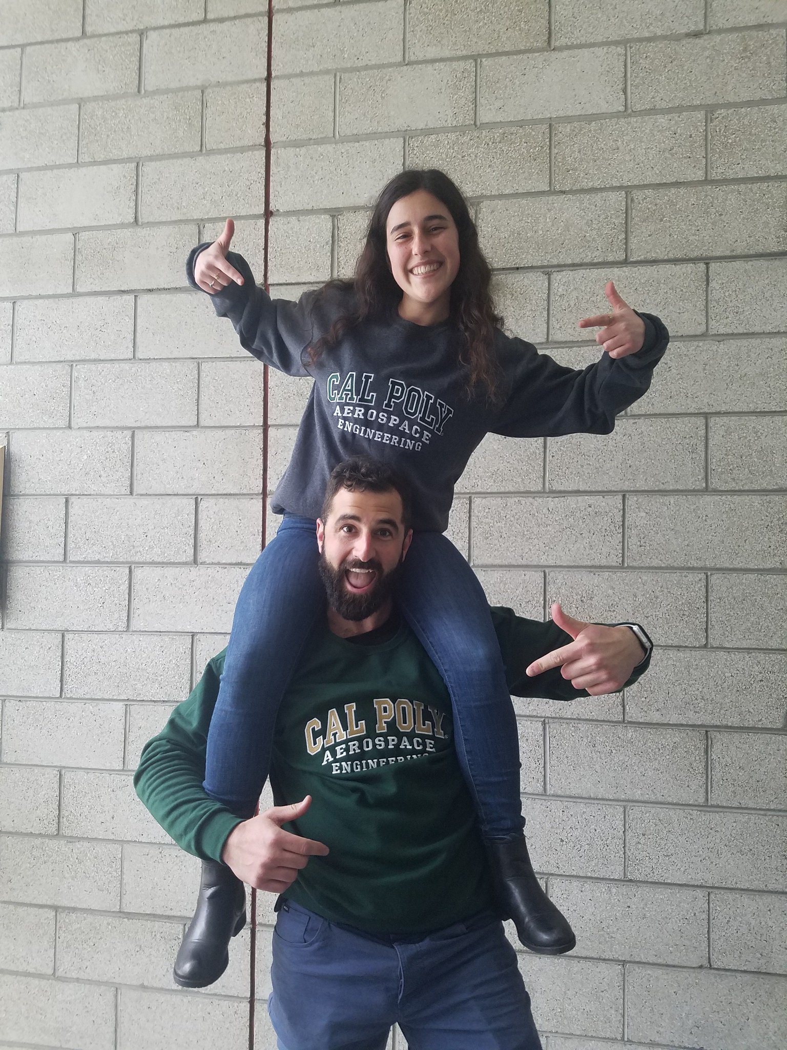 cal poly crew neck sweatshirt