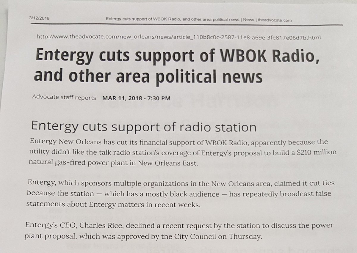 DirectorCELSJR's tweet photo. When corporate silencing of media is revealed...

#NoGasPlant 
@Justice_Beyond @NoGasPlant @WBOK1230 https://t.co/ZA1eKVnfiT