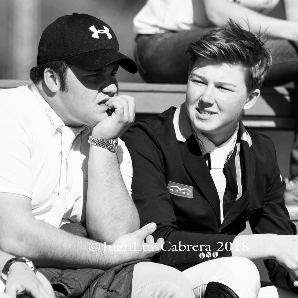 JakeJSaywell's tweet image. Two of the @Sunshinecadiz Grand Prix winners 🏆 Both British and under the age of 22 well done today @HarryCharlesSJ  🙌🏻@BritShowjumping