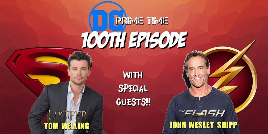 Thank you so much to the wonderful <a href="/JohnWesleyShipp/">John Wesley Shipp</a> for joining us as part of out 100th #DCPrimeTime podcast! We can't wait for people to hear it! Go to our FB page to see when it will be posted bit.ly/dcprime #theflash #jaygarrick