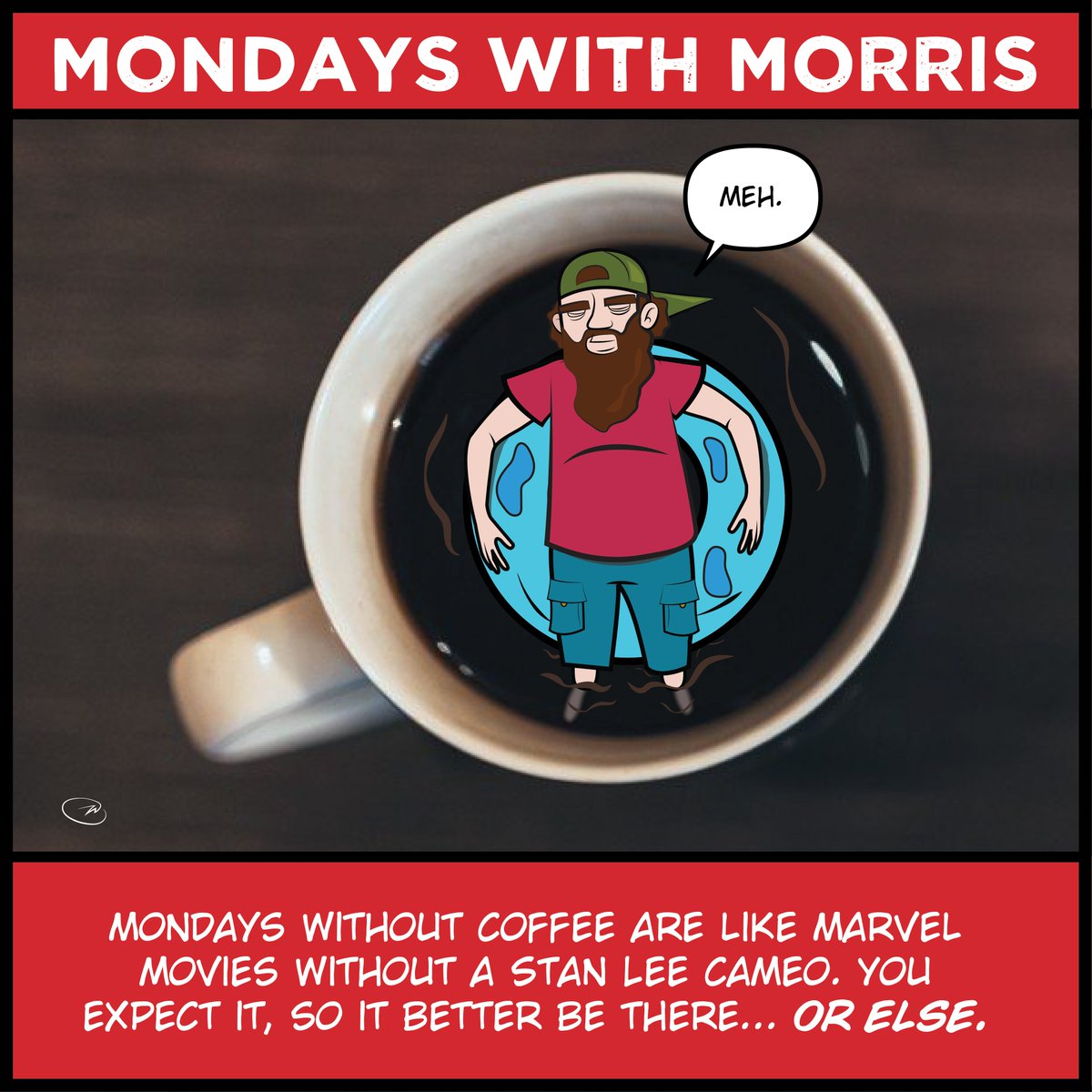 ADazeWork's tweet photo. It's true. 

New #MondaysWithMorris. #cartoon #webtoon #comic #comicstrip #mondays https://t.co/lau4zPdrKN