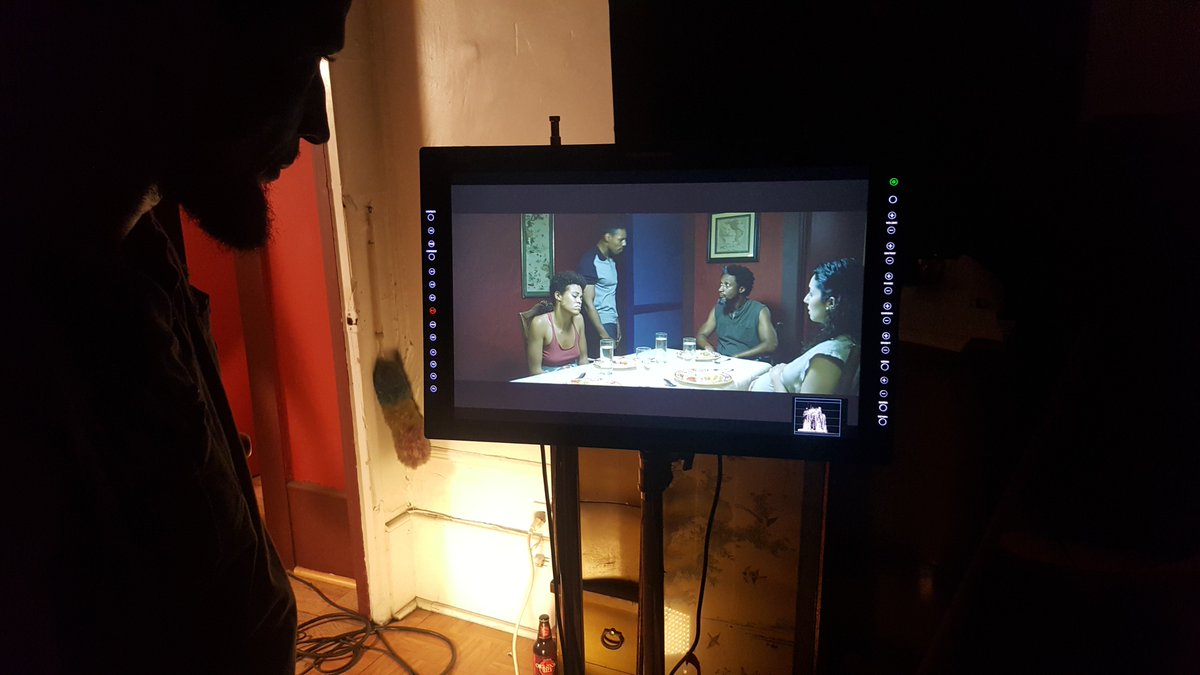 Time2SurrenderF's tweet photo. Director @elvisnolasco187 checks out a playback of #time2surrender film. https://t.co/B7ZFpiYKfz