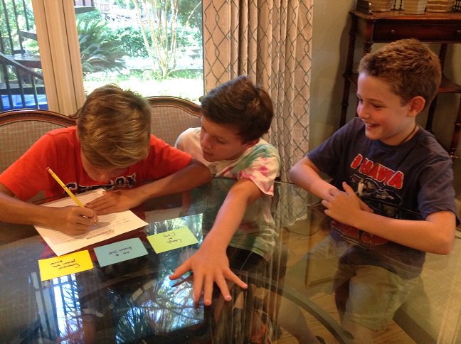 StoryClubGames's tweet photo. These kids are helping us create the content for Story Craze!  #imagination #creativity #coolstuff https://t.co/Oi5JETxSRB