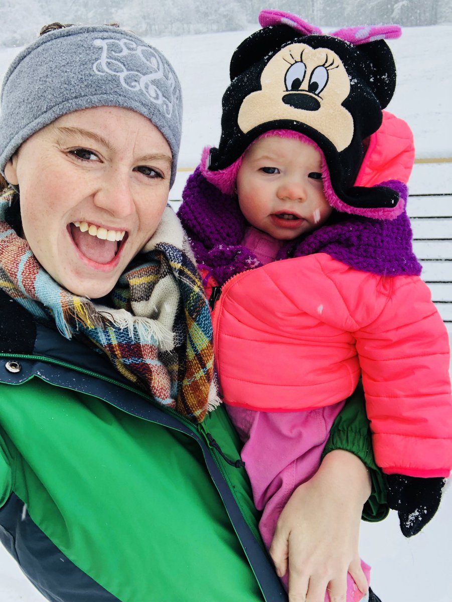 lakensimpson's tweet photo. Me and my little! #snowselfie18 #EPICAcademy https://t.co/Beuk53SvyI