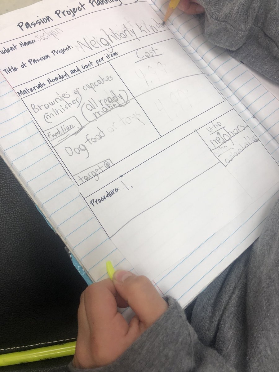 tamaraletter's tweet photo. Today we had “Kindness Conferences” as Ss finalize plans for Kindness Passion Projects. Ss will receive $10 to complete an act of kindness for a community member. Fun times to come! #JoyfulLeaders #tlap #CelebrateMonday #passionforkindness #IMMOOC https://t.co/vRuxmuarNn