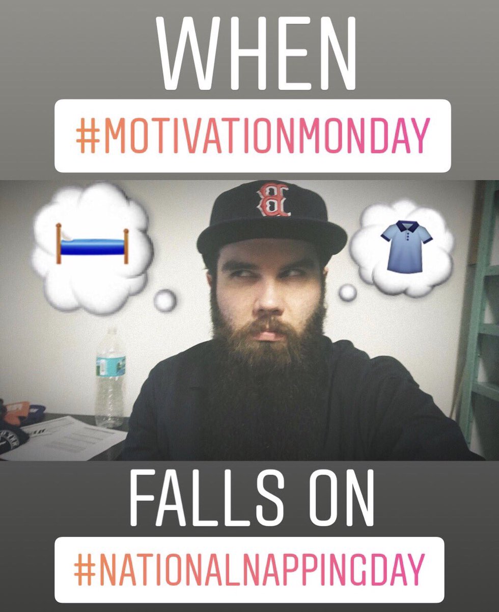 EnemyInk's tweet image. When #motivationmonday falls on #NationalNappingDay. #timetomakethetshirts
