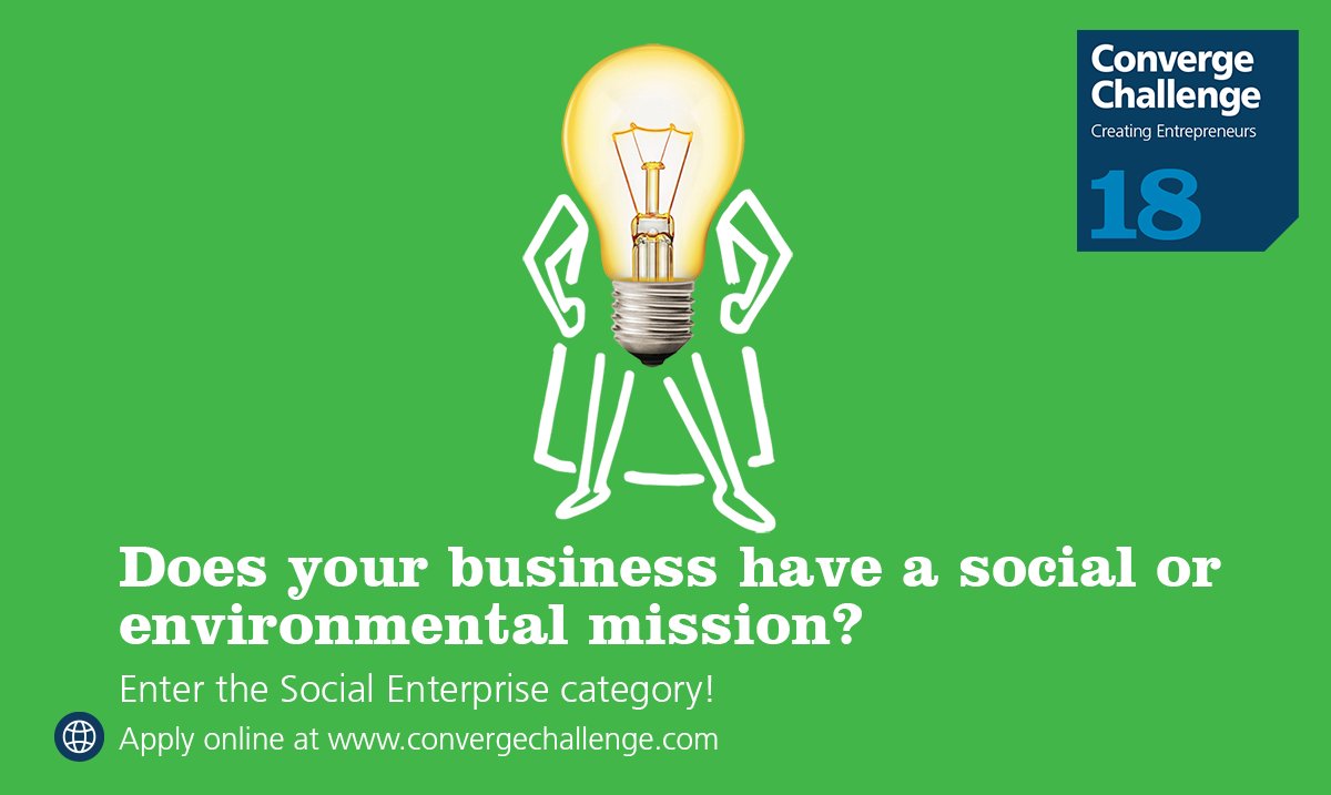 UoDEnterprise's tweet photo. Does your business have a social or environmental mission? Enter @ConvergeC Social Enterprise category for bespoke support, business training &amp; funding - deadline 29th March 5.00 pm https://t.co/Nbgk9UUdBy @dundeeuni @ElevatorUK #ThinkAskAct https://t.co/zaun7C1jj1