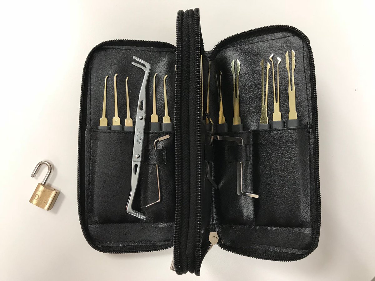 v1csec's tweet image. Loved that CTF @ToulouseHacking, keep up the good work!
Also, thanks for the lockpicking set :D