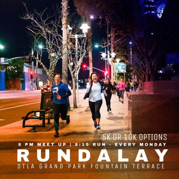 DtlaDirectory's tweet photo. Last Monday #Rundalay run before the #LAMarathon this week.
Spread the word and come join us this evening because #TONIGHT, Mar 12th, we RUN the STREETS in #DTLA !!!! 🥇All levels welcome - Warrior walk, jog or run.👣| 8 PM | Grand Park Fountain Terrace | 200 N. Grand Ave. https://t.co/TiP0uKrgAz