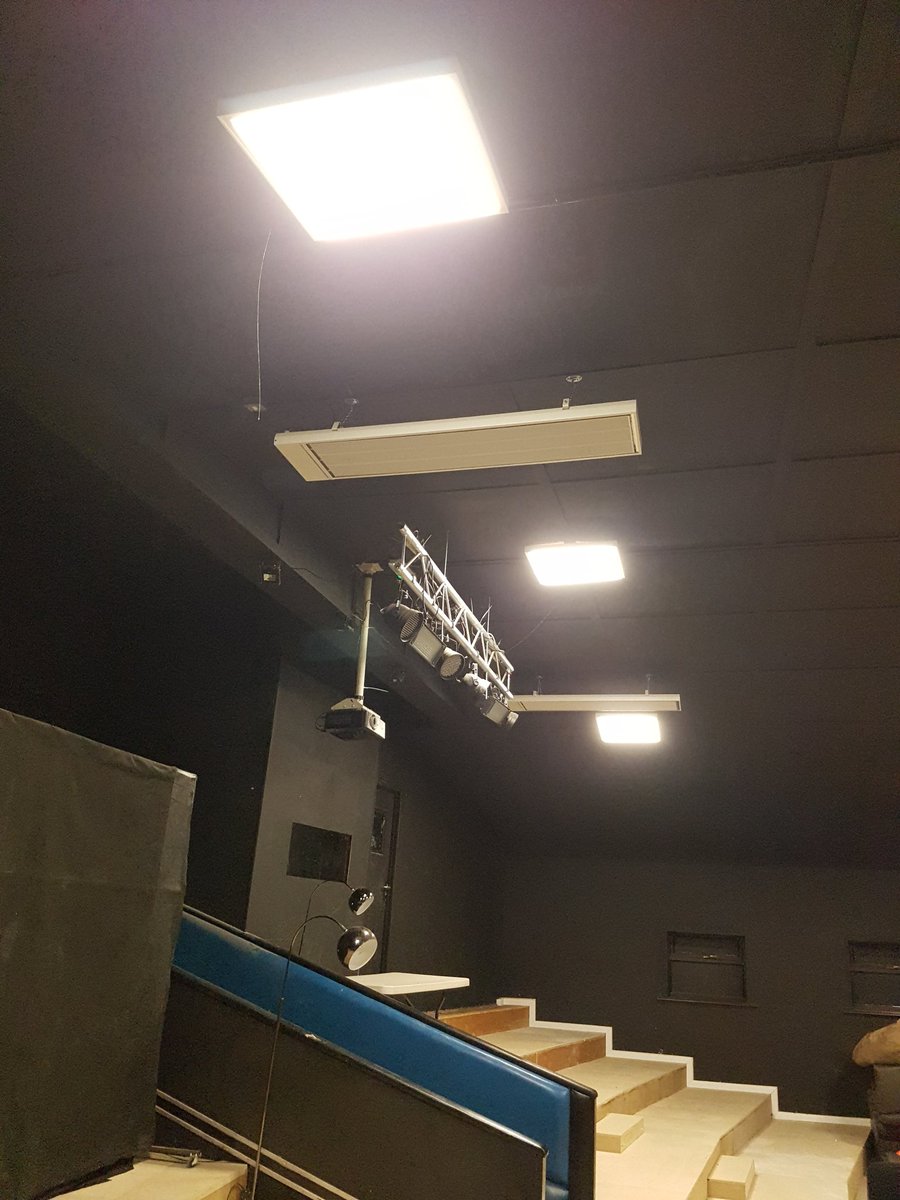 Prolecmidlands's tweet photo. @BNThermic radiant cassettes installed in an old cinema room today.
Enjoyed this project. Power on tomorrow #feeltheheat https://t.co/JAHMJ0nkuw