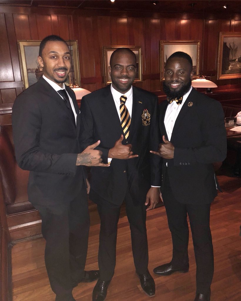 PrestonMitchum's tweet photo. “I inspire the musician to play noble sentiments and assist the chemist to convert ungenerous personalities into individuals of great worth.” Still on cloud [4] from 3/11/18! 0000000006! #AnnoyingNeophyte #4Seen #JustiPHIcation #HouseOfAlpha #APhiA #AnniesBoys #OHL 💛🖤🤙🏾 https://t.co/WPsJb1TWpd
