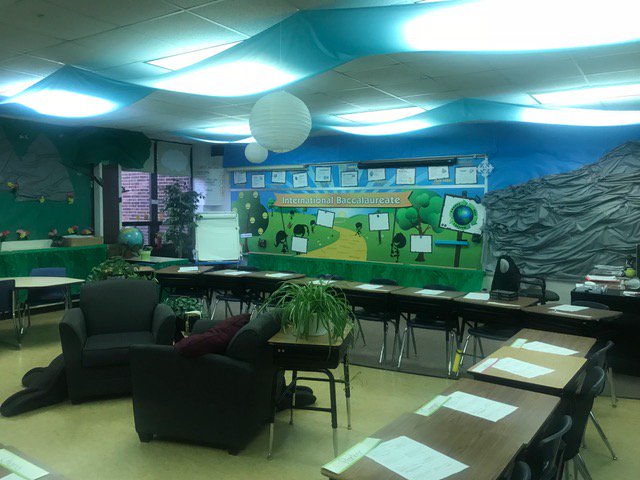 <a href="/johnstrangelem/">John Strange</a> 4th grade teachers went above and beyond! Decorating their entire pod as locations from 'A Wrinkle in Time'. The kids have enjoyed the book study and are off to see the movie tomorrow! <a href="/msdwt/">Washington Township Schools</a>