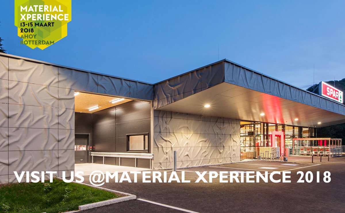 InncemproBV's tweet photo. Morgen begint Material Xperience 2018. Bent u er ook? Zo ja, kom dan even onze stand (A31) bezoeken. Tot morgen! #Inncempro #Swisspearl #architecture #architect https://t.co/6HO0tJXELq