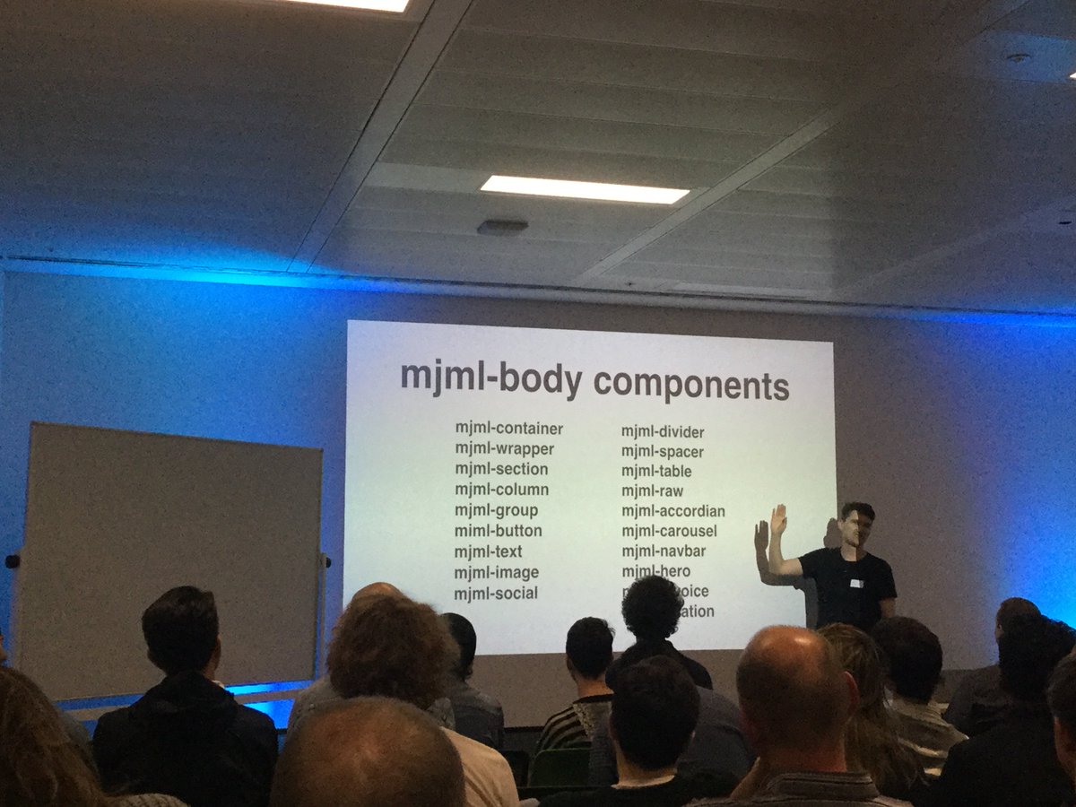 codescrum's tweet image. @thechrisoshow speaks on making responsive #emails super-duper easily with #MJML #lrug mjml.io  @skillsmatter