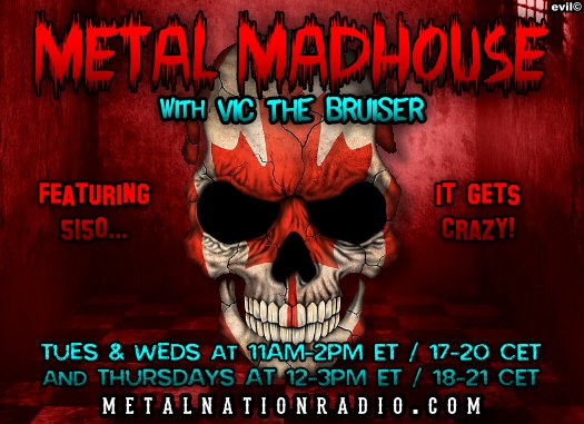 victhebruiser's tweet photo. THE METAL MADHOUSE OPENS AGAIN TOMORROW WITH ALL THAT METAL WE LOVE SO MUCH!
#HeavyMetal #ThrashMetal #GUITARGODS #louderthebetter #JudasPriest #MetalNationRadio #BIG4 #TuesdayMetal https://t.co/w5u7iVkf3w
