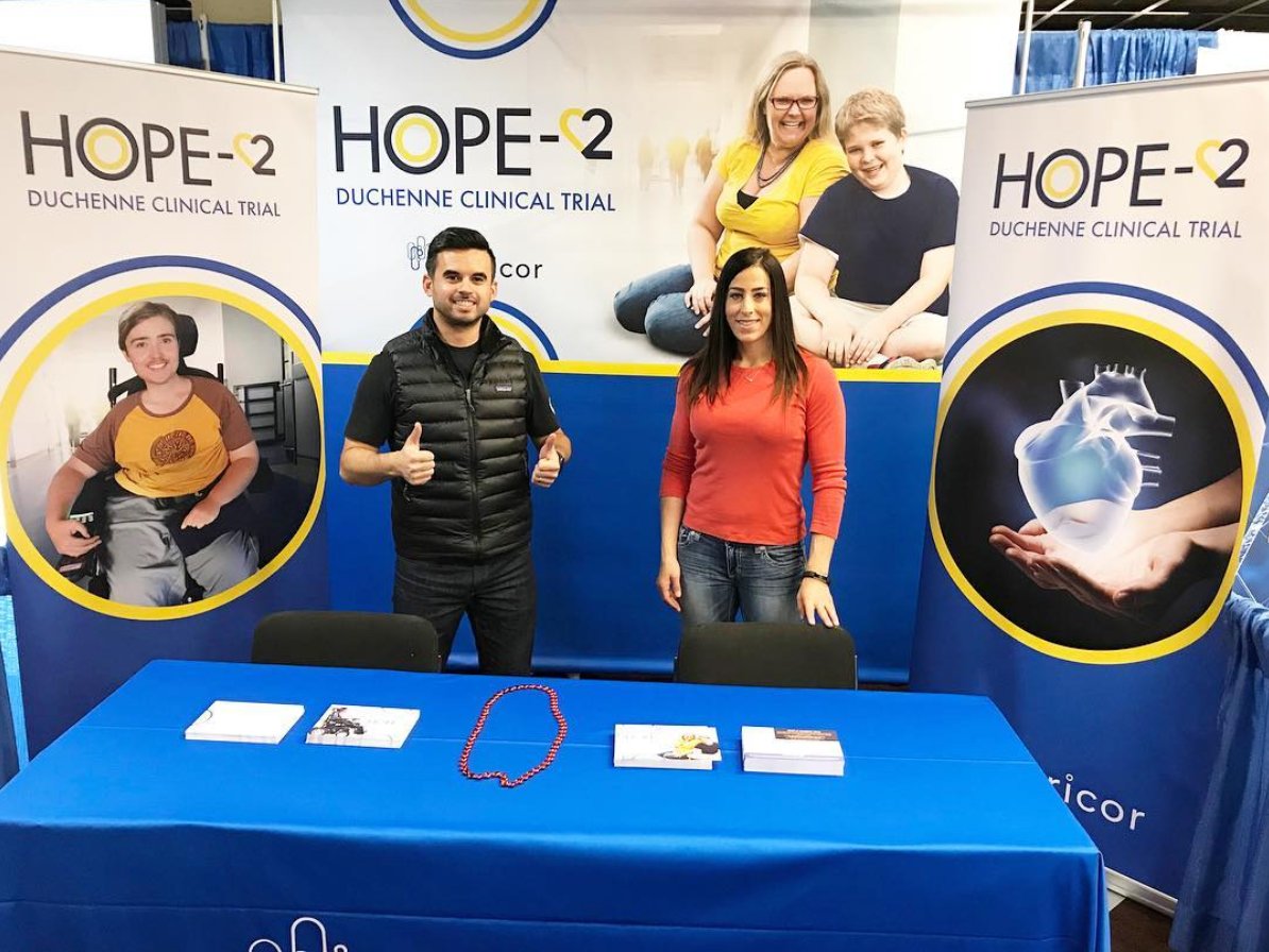 The Capricor team at the ‘18 #MDAClinicCon. Thank you to those who stopped by to learn more about the HOPE-2 Clinical Trial for #DuchenneMuscularDystrophy