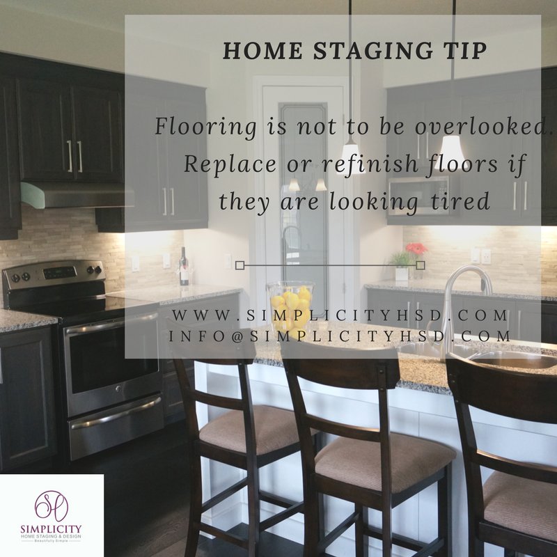 Simplicity_HSD's tweet image. Don&apos;t overlook your flooring. #StagingTip
