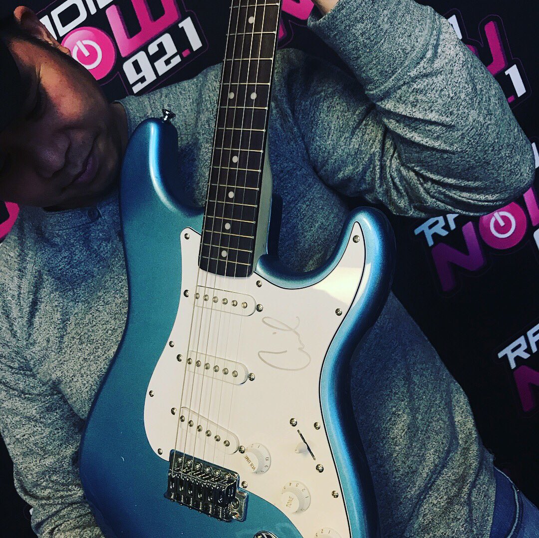 djriddler's tweet photo. Thank you @camila_cabello for the autographed Guitar 🎸 We love you at @radionowhouston ❤️ #camilacabello #camilizers https://t.co/6PruRyh8hy