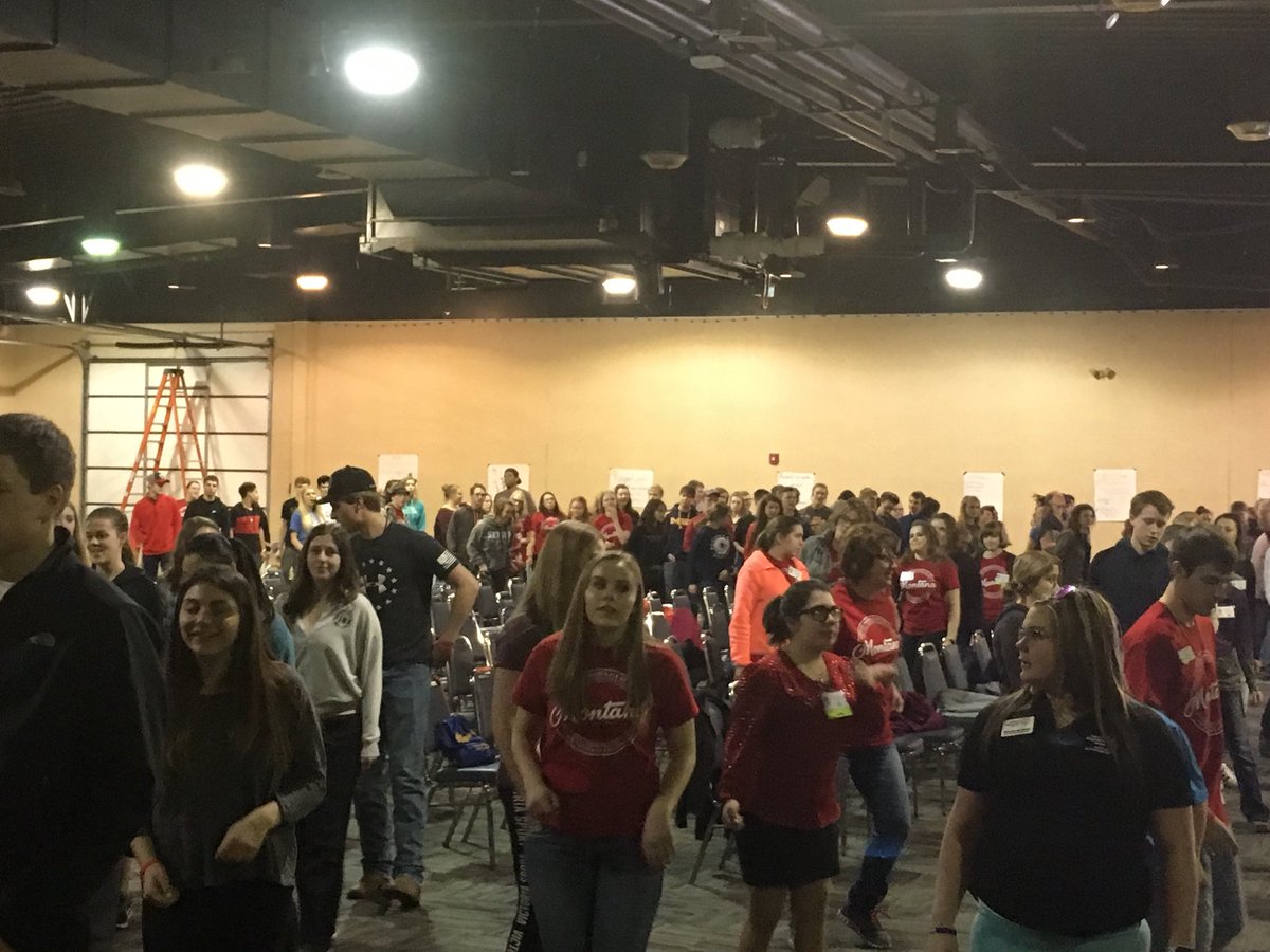 The “Cupid Shuffle” finishes the 2018 Montana BPA Special Olympics rally here in Billings! This is awesome! #MTBPA #BPA