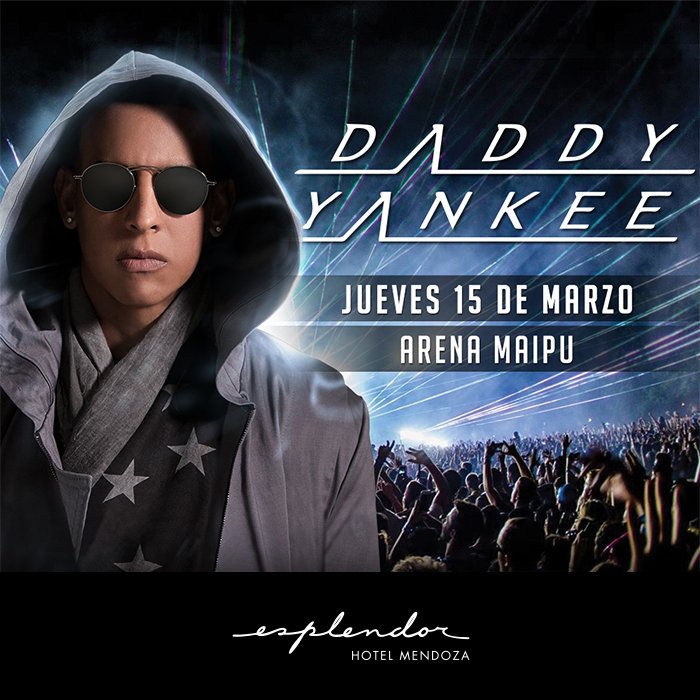 Esplendor Mendoza (@esplendorhmza) on Twitter photo Esta semana llega <a href="/daddy_yankee/">Daddy Yankee 😀 (DY)</a> al #ArenaMaipú ¿Estás pensando en venir? Hacé de tu experiencia un momento placentero con <a href="/EsplendorHMza/">Esplendor Mendoza</a> Esta semana llega <a href="/daddy_yankee/">Daddy Yankee 😀 (DY)</a> al #ArenaMaipú ¿Estás pensando en venir? Hacé de tu experiencia un momento placentero con <a href="/EsplendorHMza/">Esplendor Mendoza</a>