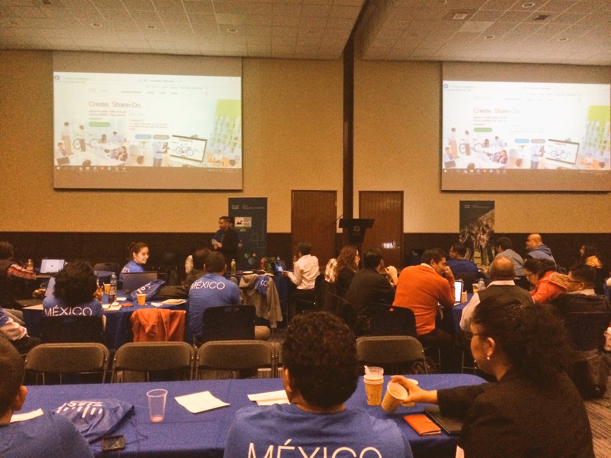 gusgaleana77's tweet photo. Instructores de Cisco Academy reunidos en #CiscoAcademyDay en el @ITESMCEM gracias por compartir las experiencias #NeoAula https://t.co/3Apdu0RLRI