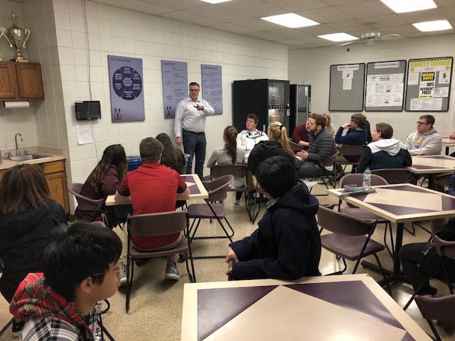 wincostamping's tweet photo. Winco was thrilled to host students from Catholic Memorial High School last week! We understand the importance of getting today's youth involved in the #manufacturing industry. #metal #stamping #Apprenticeship https://t.co/oZdppiVS5M