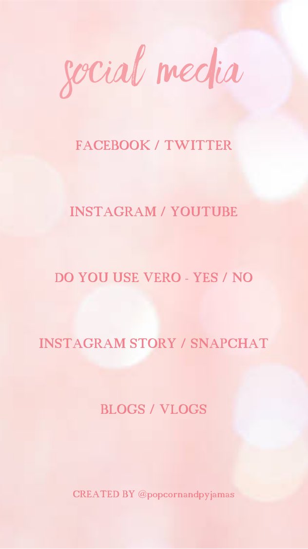 popandpjs's tweet photo. Have you seen my templates over on my Instagram Story or in my highlights? 

Screenshot and fill them in on your own Story. 

Let everyone get to know you better!! 💗

Go onto my Story to see what I filled in... https://t.co/Sed3GoqCRS 😘 https://t.co/5nasMngnef
