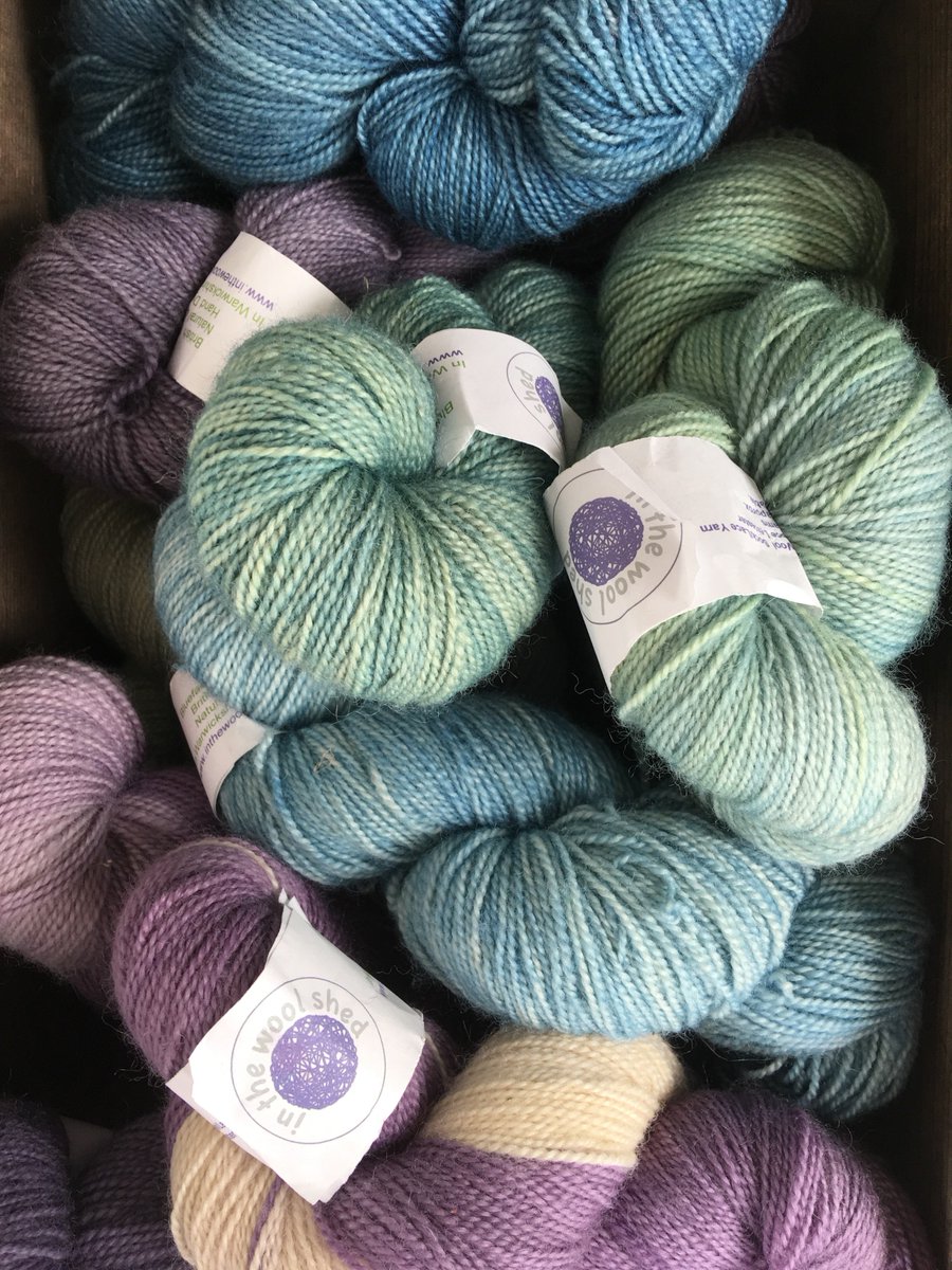 Blue faced Leicester sock yarn... scrumptious...