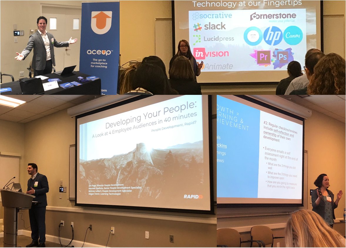 AceUpOfficial's tweet photo. Congratulations @MassTLC for organizing such an amazing conference last Friday on #employeeXP. It was an honor for Ace-Up to introduce @rapid7 's pannel on how to implement an effective people development strategy. We're proud to be part of your talent community! https://t.co/75OJndgiXq