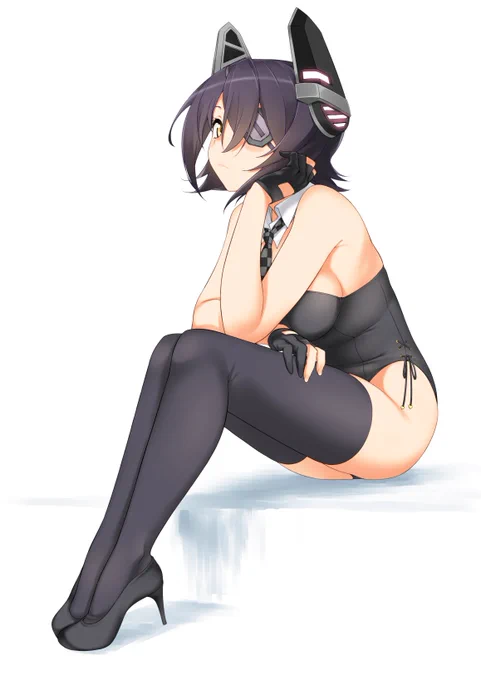 初めて描いた天龍ちゃんがバニーという性癖丸出しの絵です。 