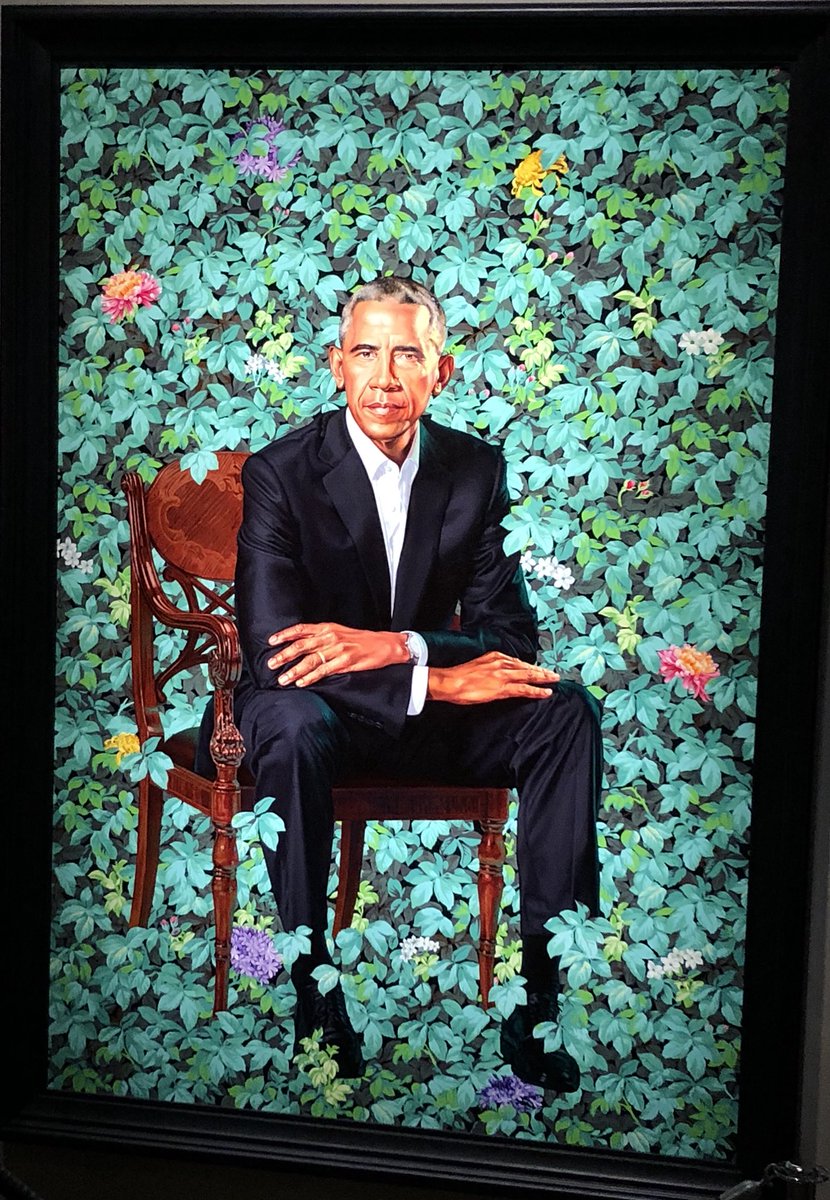 KerDvel's tweet photo. The @USC_APDS Day 1 ends at the #NationalPortraitGallery where some of us hope our pictures will hang just like @BarackObama #USCMPD #ArtDiplomacy #USHistory https://t.co/8NnsrkNyVB