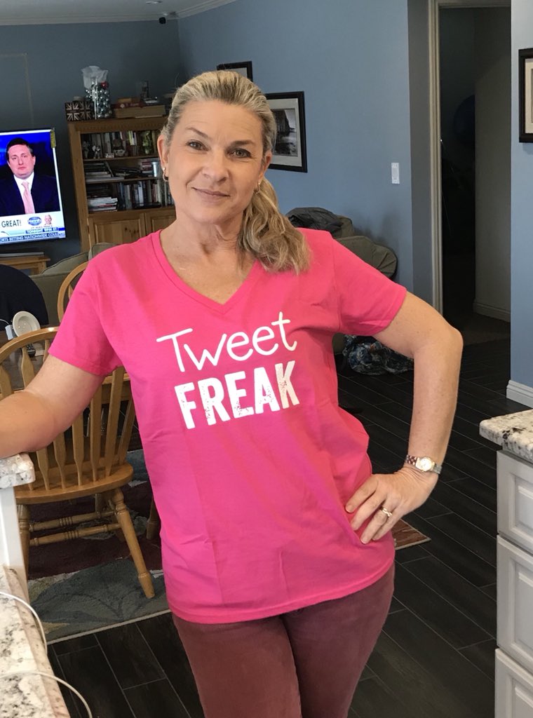 Hell2Teach's tweet photo. @evsmomgen I LOVE my tee! But most of all I love the power of the edu-twitter connection we’ve made! I’m wearing this at #CUE18 fer sure! Thank you my #TweetFreak friend! https://t.co/F5GHalNBUa