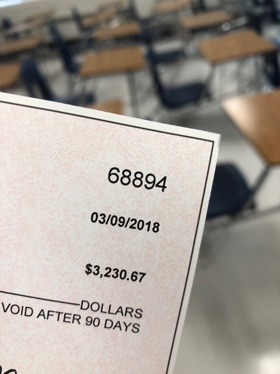 kymberliapril's tweet image. Finally got my #threepercent back from the state of Michigan. I think I would’ve gotten better interest in my local bank! Thanks for the fight @aftmichigan and @NEA