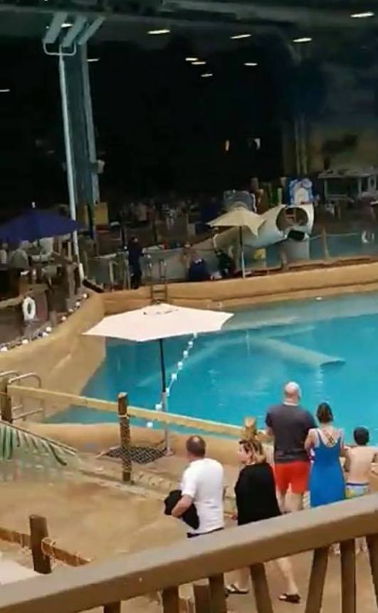 BrandonAddeo's tweet photo. Five people were hurt after an apparant ventilation shaft fell in a pool at Kalahari Resorts Monday afternoon. Read the story and listen to the 911 call here: https://t.co/4oOPssQpFp @sanduskyregistr https://t.co/pRvNjocEqq