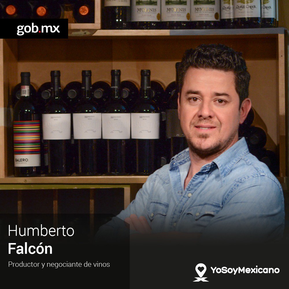 Humberto Falcón es uno de los creadores de "Marianito", un vino 100% mexicano. ow.ly/rugY30iUcOc 
¡ Síguelo en <a href="/yosoymexicano/">Mexican@</a> ! 🍷🍷🍷