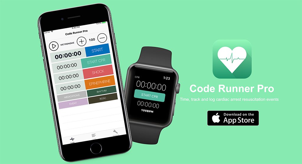 CodeRunnerPro's tweet image. Version 1.3 of #CodeRunnerPro is coming soon. Please let us know what features you would like to see in future versions! #CodeBlue #CPR #Resuscitation #ER