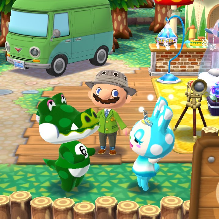 SyrSci's tweet photo. Kudos of the Galaxy and fun with Mario toys. #AnimalCrossing #PocketCamp #MarioCrossover #MarioGalaxy https://t.co/2Vs44ANzHR
