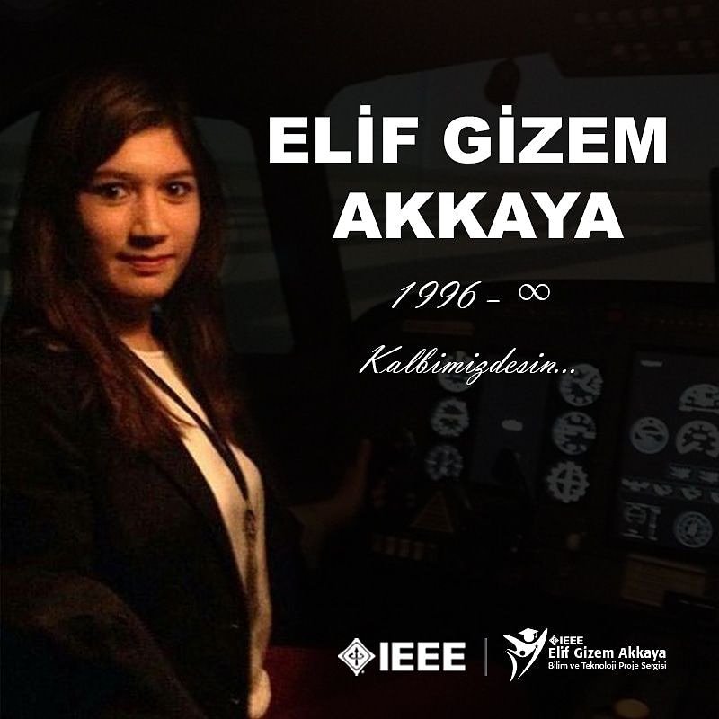 IEEE gönüllüsü Şehit arkadaşımız 
Elif Gizem Akkaya'yı ve diğer 13 Mart Şehitlerimizi vefatlarının ikinci senesinde rahmet ve özlemle anıyoruz.

#kalbimizdesin
#elifgizemakkaya
#elifgizemakkayaprojesi