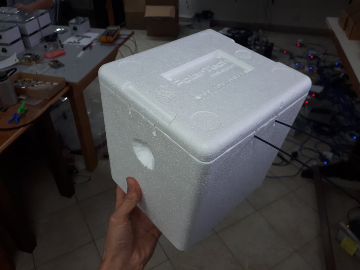 raspishake's tweet photo. #RT #solarballoon package is ready for inaugural flight of #raspberryboom #home #science #infrasound #monitor. #kickstarter Campaign launches march 22nd. Solar balloon launches april 2 to 9 depending on wind conditions. Ohhhh what a journey it will be! https://t.co/F5y9cPxqnU