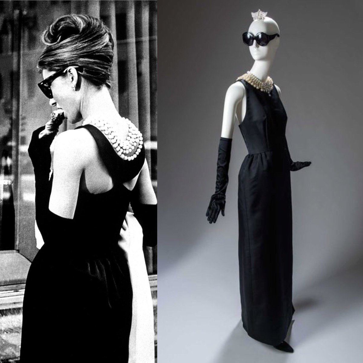 kateStrasdin's tweet photo. Possibly one of the most iconic garments of the second half of the 20th century? The unmistakable Holly Golightly in Breakfast at Tiffany’s. Audrey Hepburn wore it so well....@givenchy #Hollywood #fashionhistory #RIPGivenchy https://t.co/lwhNBWQy8Y