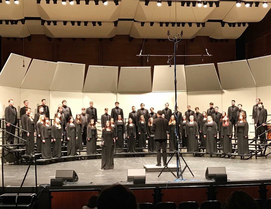 ReedChoir's tweet photo. @MSU_Choirs performance at SWACDA on Friday was spectacular. Technically and emotionally, it was one of the most gripping performances our students have ever heard. We are so proud of our sister choir and am looking forward to our continued collaboration! https://t.co/F1iWN8MoQ7