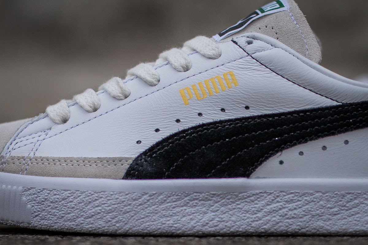 puma basket 90680 white black