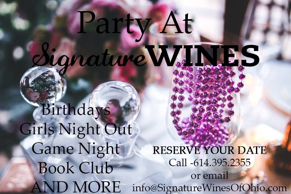 Signature_Wines's tweet photo. Plan Your Party At Signature Wines!
It's a perfect setting for whatever size event you're planning! 
CALL us today To Reserve Your Date!
614.395.2355
#Columbus #Wine #Local #OhioWines #OhioWinery #Event #Party #Wedding #Birthday #GetTogether #winelover #winelovers #winetasting https://t.co/nYRM2FZ34w