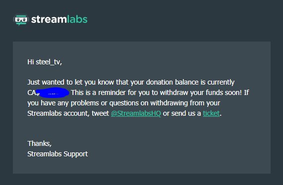 Streamlabs Amargotv Those Are Manual Donations Created From Within Your Account On The My Donations Page Those Are Not Funds Being Sent For Further Questions Please Submit A Ticket At