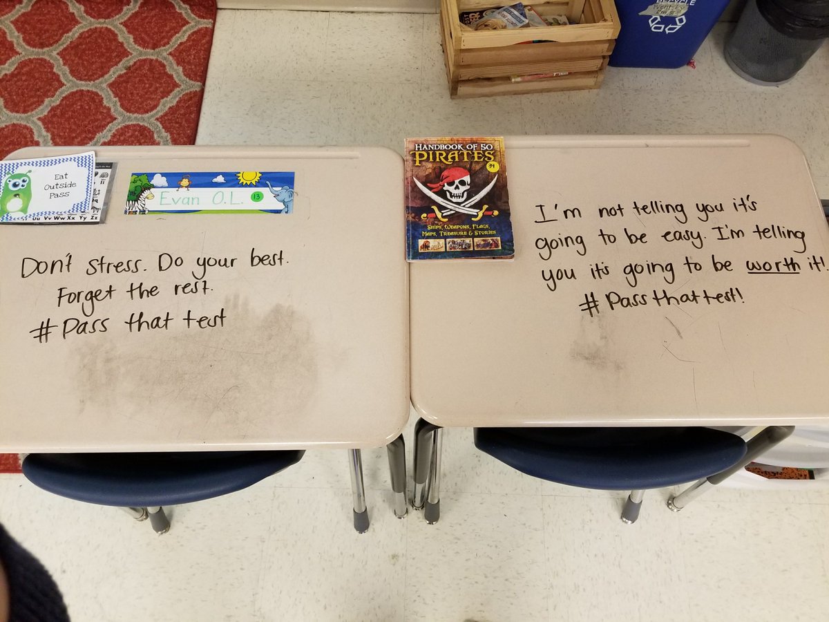 We got this! #MAPTestReady #Passthattest #awesomestudents #whitehallelementary #MarvelousMonday