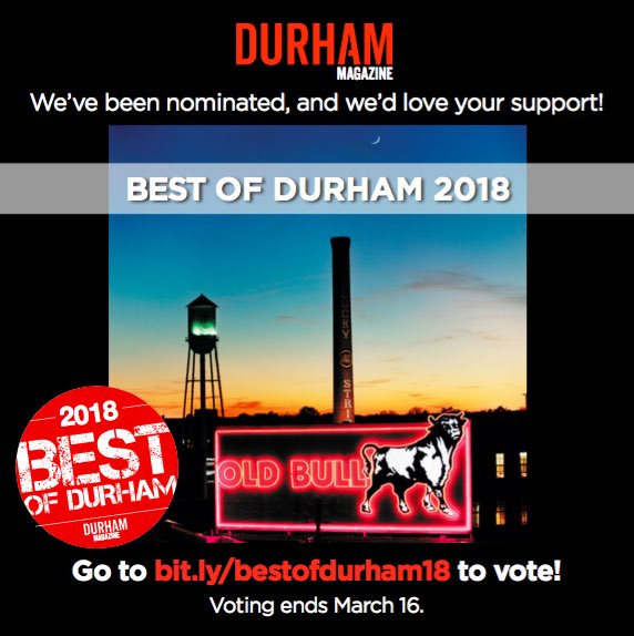 ramblersnc's tweet photo. We are so honored to be nominated for best wine and beer shop. Please head over to @durhammag and vote! We are under the best wine shop and best beer shop in the dining category. Voting ends this Friday, March 16th. Thanks again for all the continued support! https://t.co/oF0tBFNnBg