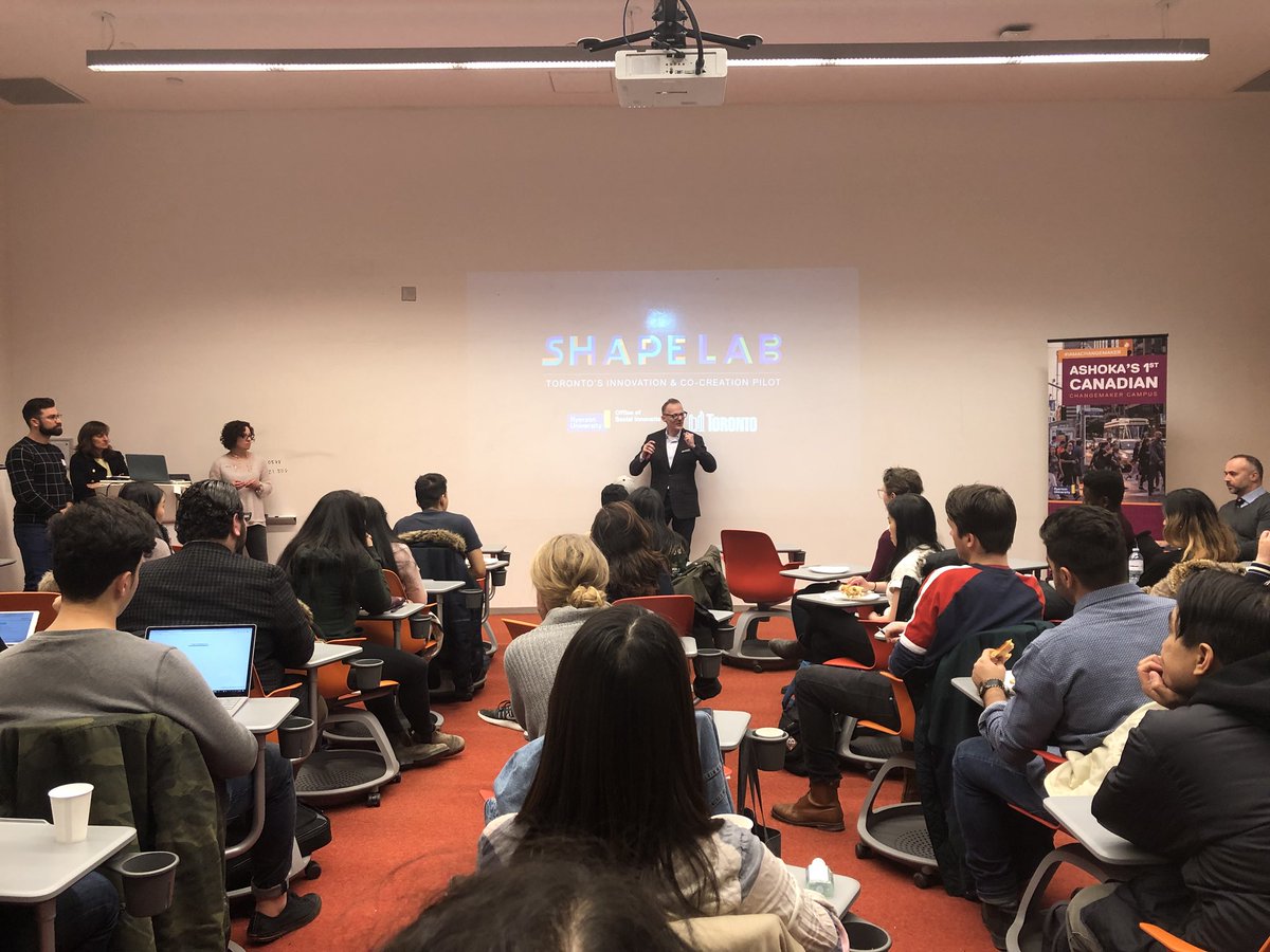 socialinnovtmu's tweet photo. Welcome to everyone who’ll be joining us in #ShapingTO! The info session tonight will help w context & guidelines for submitting your idea this weekend #ShapeTO https://t.co/v2iWatsHep