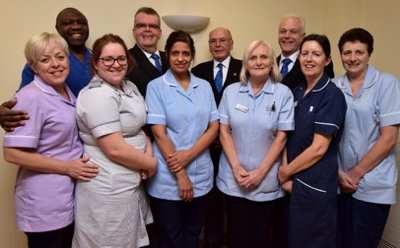 Brothers of <a href="/MeridianLodge/">Meridian Lodge 9003</a> appealed for funds to provide two Touch Screen  Television Sets for the Feldon Ward Stroke Unit at the Rehabilitation Hospital at #LeamingtonSpa, #Warwickshire - Freemasons banded together and raised £2735 - warwickshirepgl.org.uk/news/provincia…